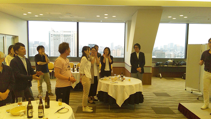 研究発表会・総会打ち上げ風景