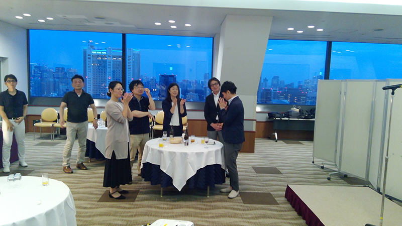 研究発表会・総会打ち上げ風景